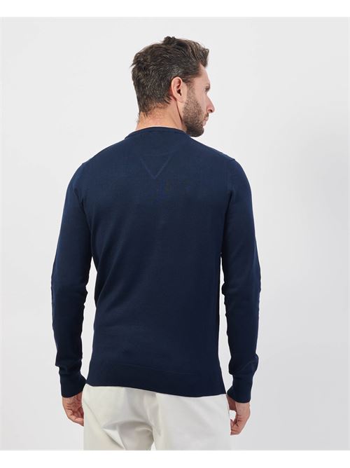 Yes Zee viscose blend sweater with double collar effect YES ZEE | M865-MR000710